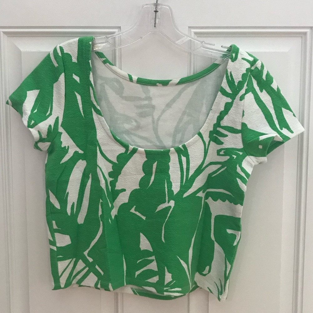 LILLY PULITZER for TARGET Ponte Crop Top in Boom Boom - Picture 7 of 11